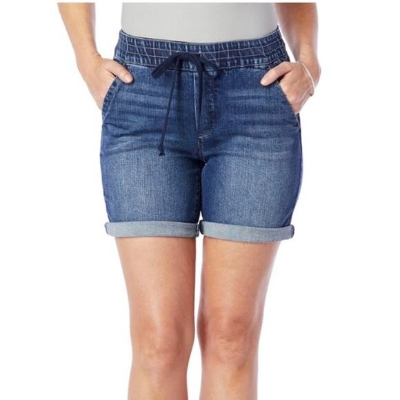 Democracy Ab Technology High Rise Denim Shorts 8 NWT - Picture 1 of 9